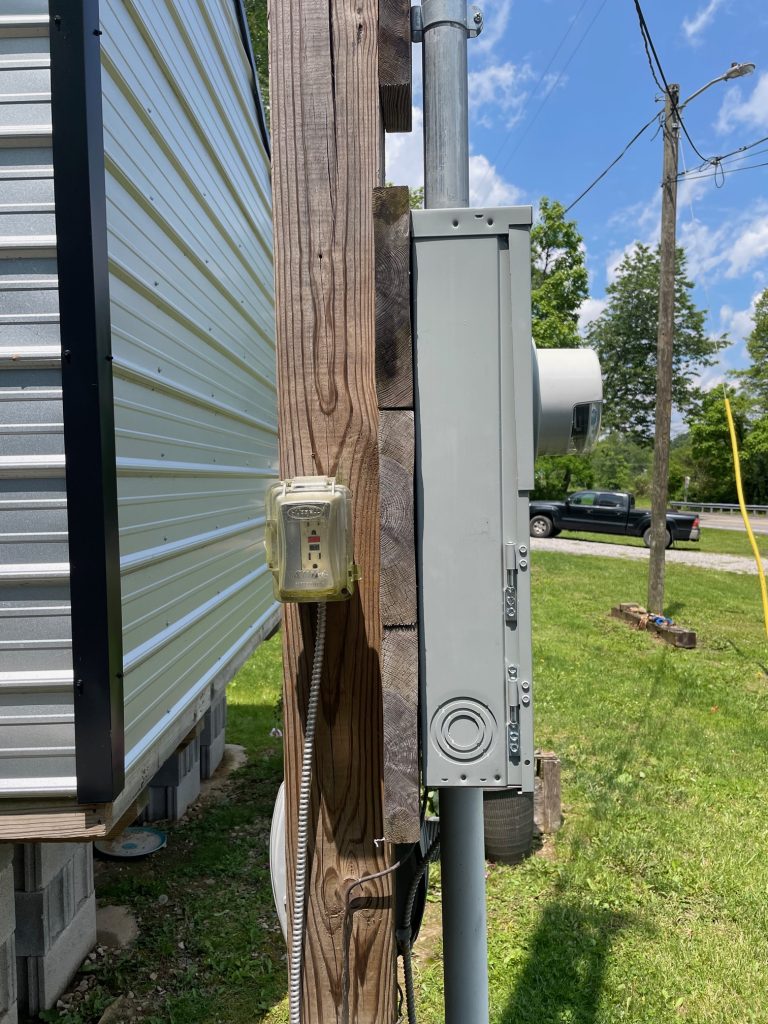 hilltop sunrise urban camping van life overnight parking new river gorge national park and preserve Fayette county Fayetteville oak hill hilltop WV West Virginia van life parking 110 volt electric 